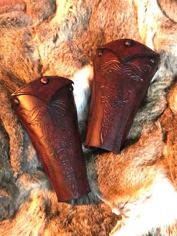Leather Vambraces for LARP & SCA Archives 