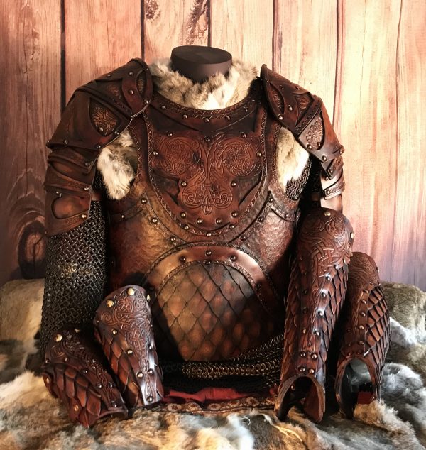 The Odinson Larp Leather Armour Full Set - Image 6