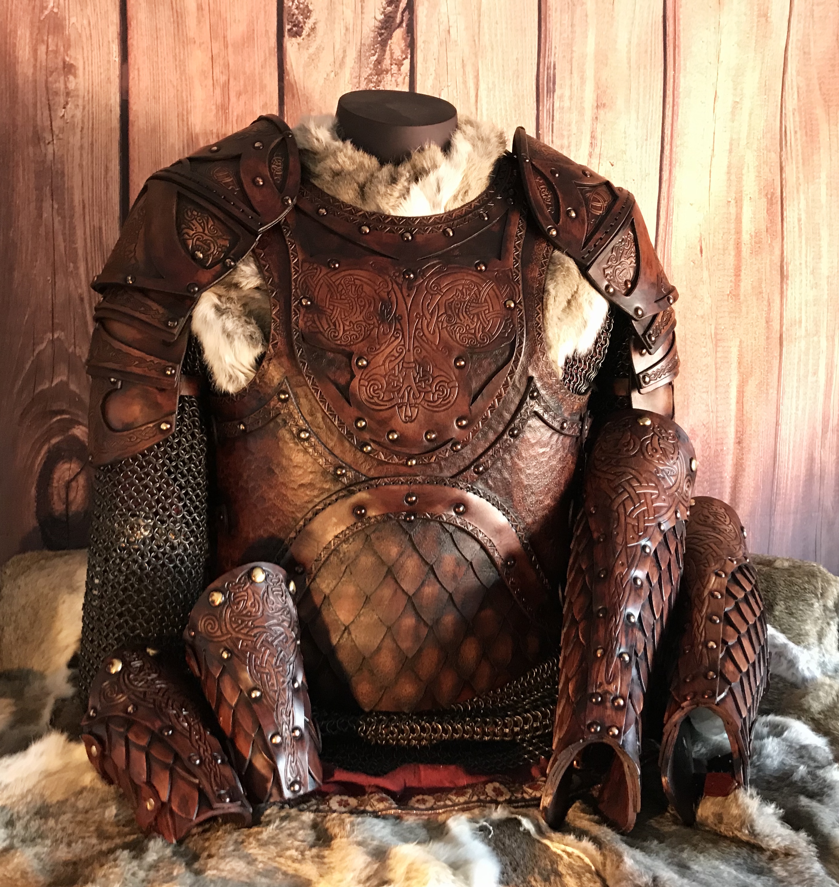 Finishing Your Leather Armour - Black Raven Armoury