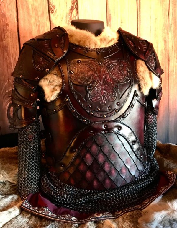 The Odinson LARP Leather Body Armour - Image 4