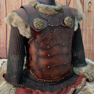 The Asmund Deluxe LARP Leather Armour Full Set 