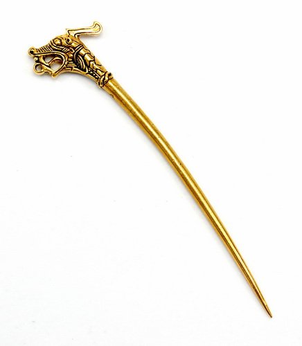 Dragon-Headed Pin from Hedeby - www.blackravenarmoury.com