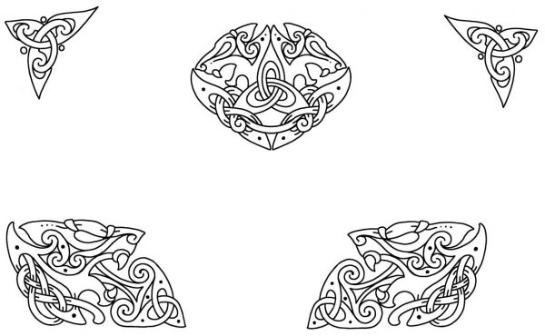 Clan Chief Belt Art Wolves