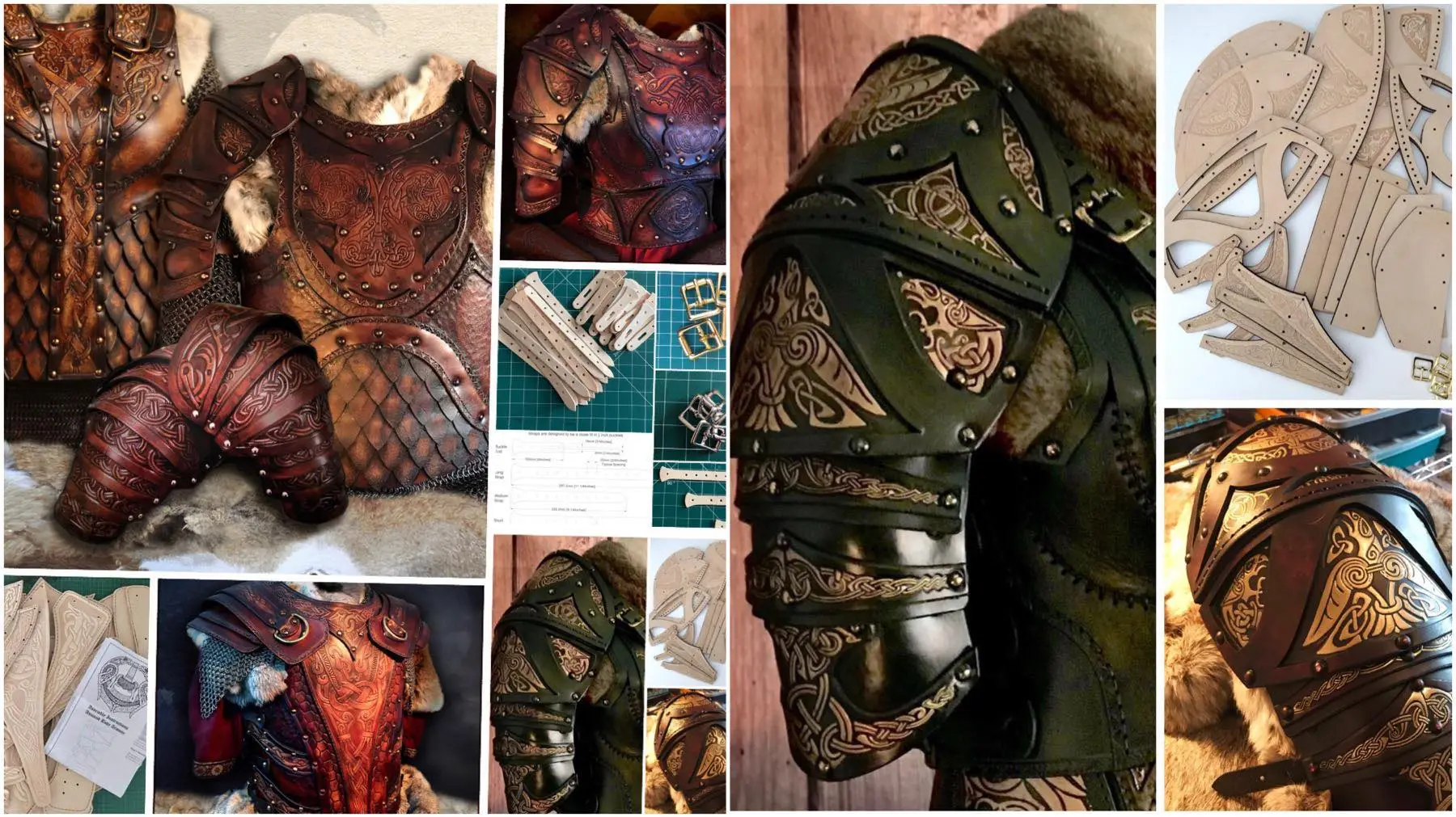 Our Leather Armour Kits and Stains